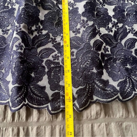 NWT Talbots Woman Blue Lace Floral Special Occasion Skirt Womens Plus Sz 14W - Picture 14 of 14